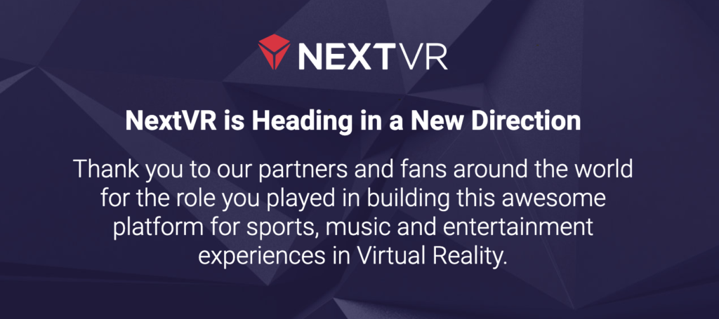 Apple acquires NextVR