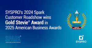 SYSPRO HONORED AS GOLD STEVIE® AWARD WINNER IN 2025 AMERICAN BUSINESS ...
