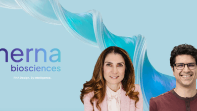 Therna Biosciences' Co-Founders: Nazli Azimi, Ph.D. and Hani Goodarzi, Ph.D.