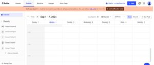 Buffer’s Dashboard 