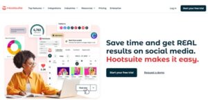 Hootsuite’s Landing Page