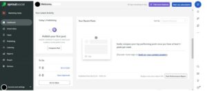 Sprout Social’s Dashboard 
