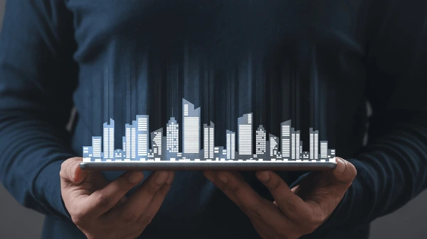 AI-driven digital real estate platform creating a smart lease agreement