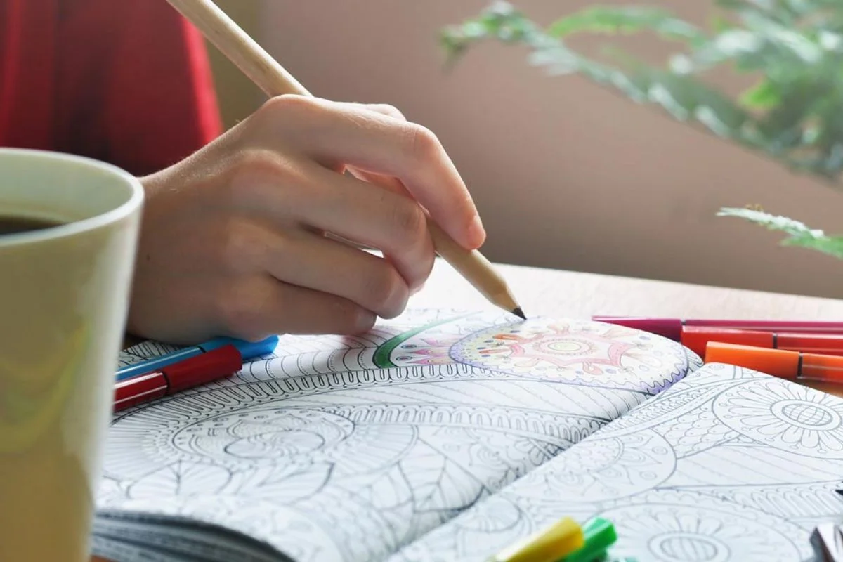 AI coloring page generator interface creating digital art designs in 2025”