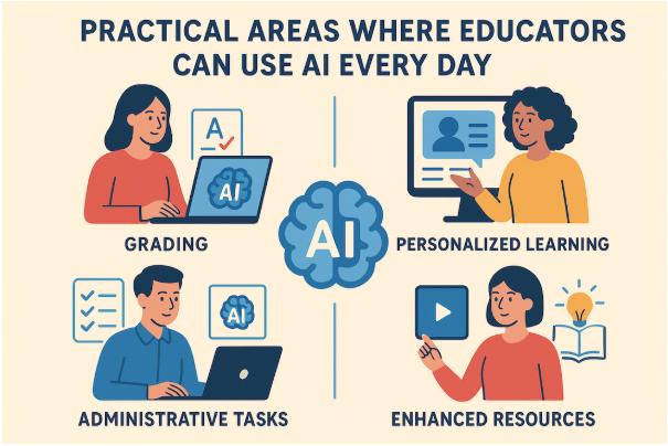 8 Practical Areas Where Educators Can Use AI Every Day