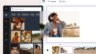AI transforming a still photo into a moving video with lifelike motion effects.
