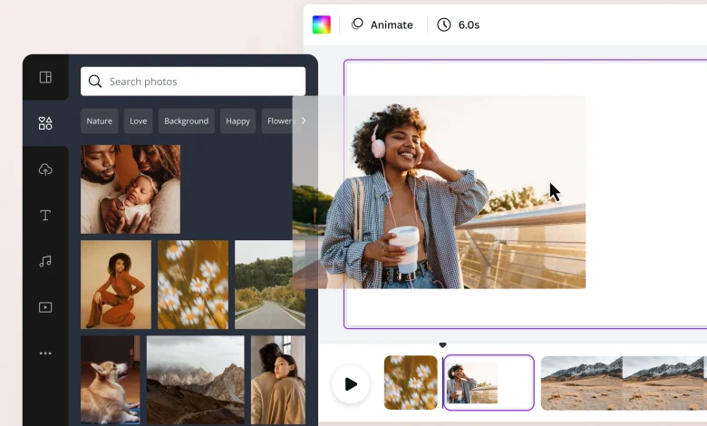 AI transforming a still photo into a moving video with lifelike motion effects.