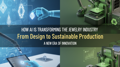 Lab-grown diamonds in sustainable jewelry production