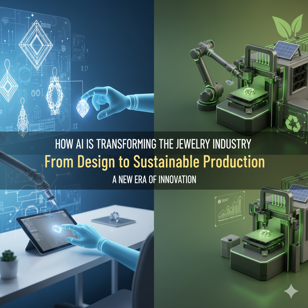 Lab-grown diamonds in sustainable jewelry production