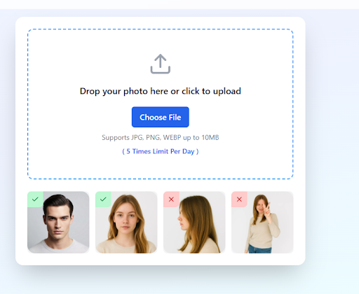 AI hairstyle changer preview on oval face