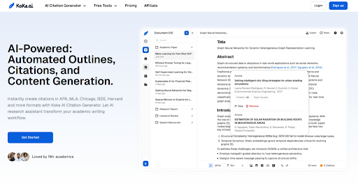 Koke AI – AI Citation Generator for Chicago Style Efficiency