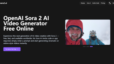 Sora 2 AI video generator interface on Sara2.ai website.