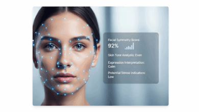 “AI hairstyle simulation preview using facial analysis technology”