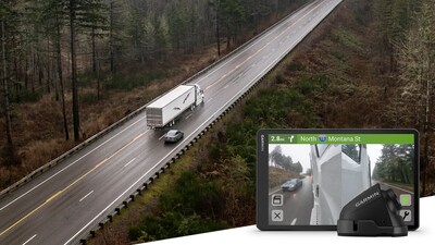 0 News Article Image Steigern sie das Bewusstsein rund um den LKW mit dem innovativen dēzl DualView-Kamerasystem von Garmin.