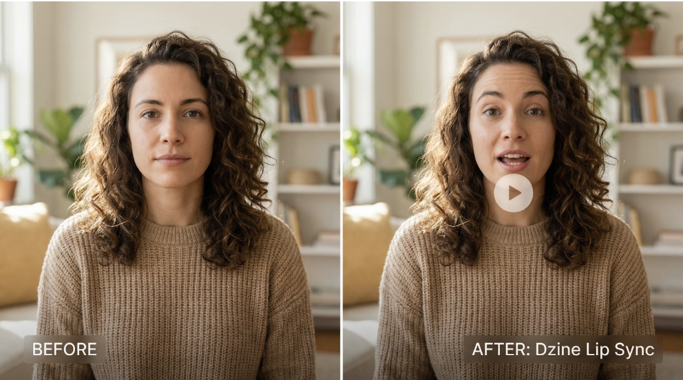 How Dzine AI and Lip Sync Tools Make Image & Video Creation Easier