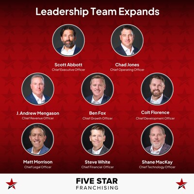 Five Star Franchising expands leadership team to support next phase of growth