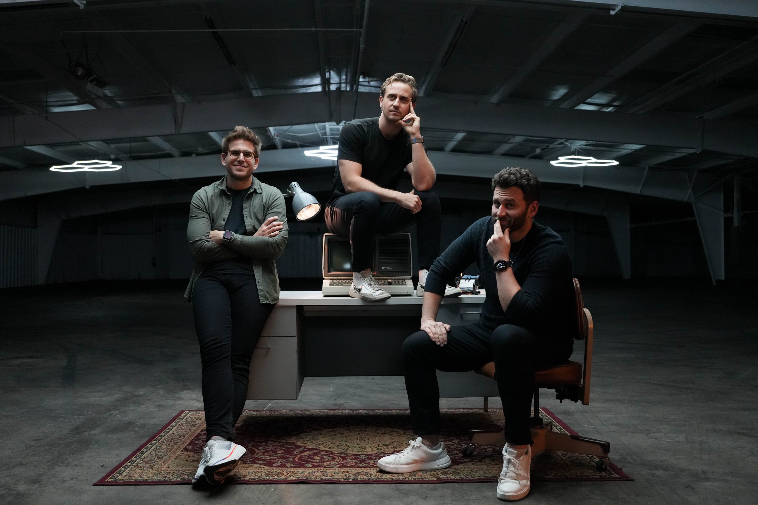 Linq's Founders: Patrick Sullivan (CTO), Elliott Potter (CEO), and Jared Mattsson (President).