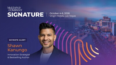 McLean & Company Announces Innovation Strategist Shawn Kanungo as Keynote for Signature 2026 HR Conference