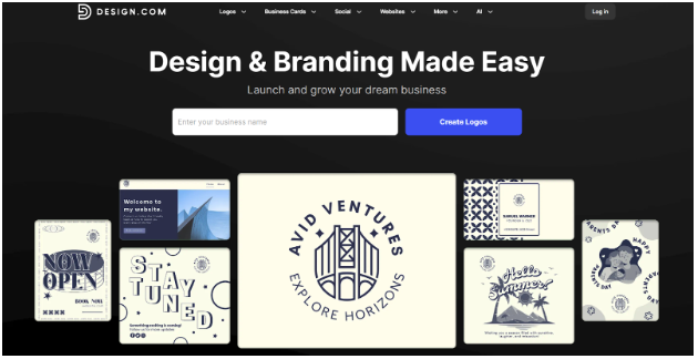 Modern Logo Design for Any Business: Design.com Compared with LogoAI