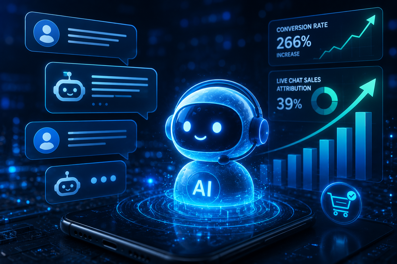 Customer Service As a Profit Engine: Text’s New AI Selling Agents Drive 266% Conversion Rate Increase and 39% Live Chat Sales Attribution