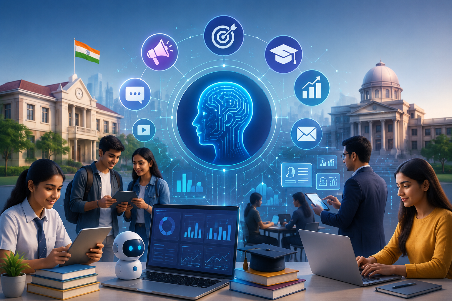 AI & Digital Marketing Solutions for Schools, Colleges, Universities, and Educational Institutions in India