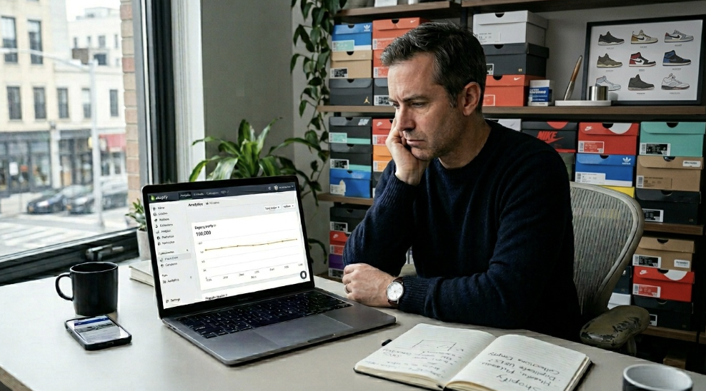 What We Fix First When a Shopify Store Stops Growing Organically