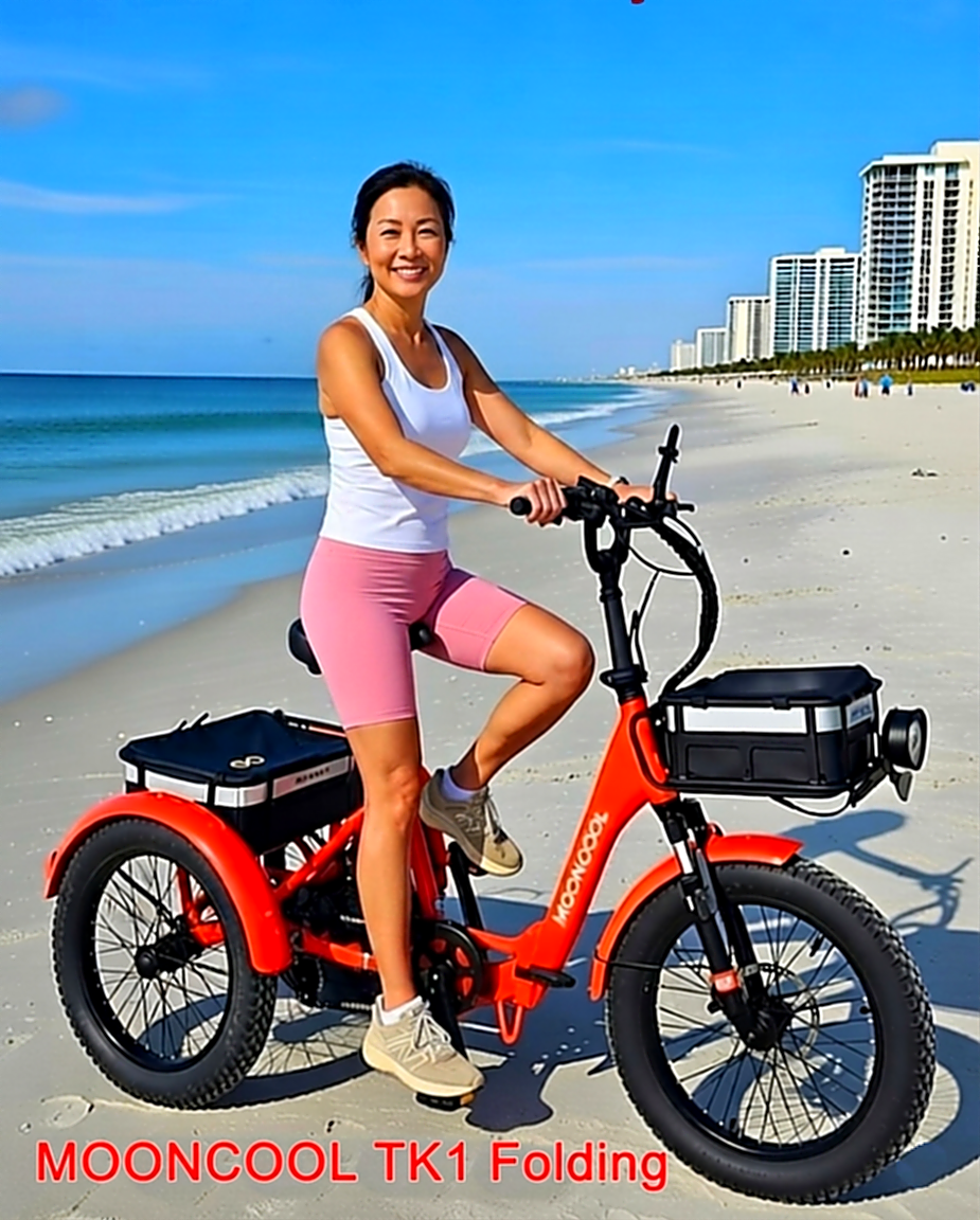 Two Great Paths, One Destination: Choosing Between the Mooncool TK1 Folding and Mooncool TK2 Electric Trikes