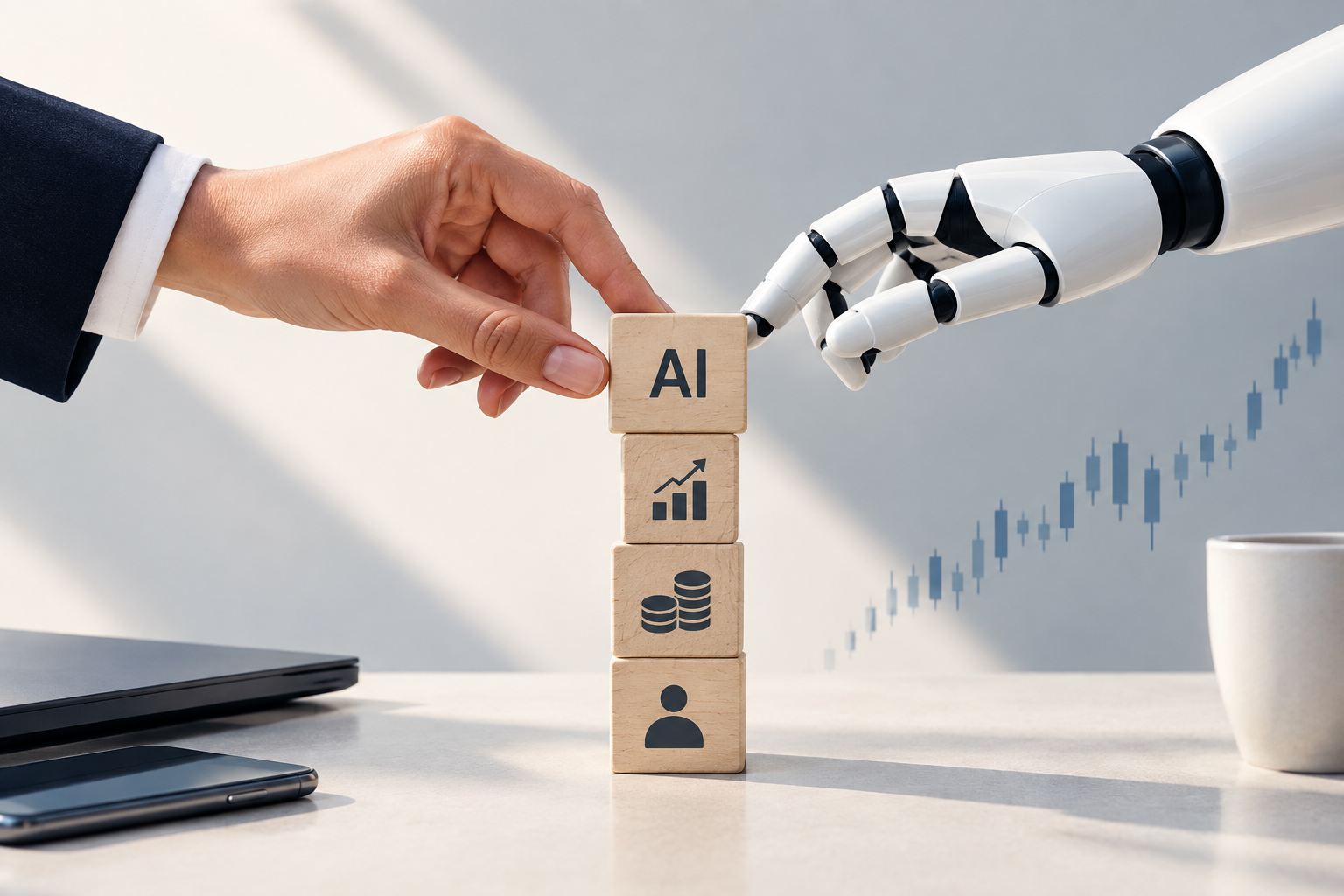 AI is already reshaping talent in financial services. Human judgement decides how well
